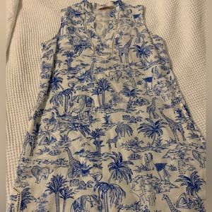 Tory Burch linen tropical print dress